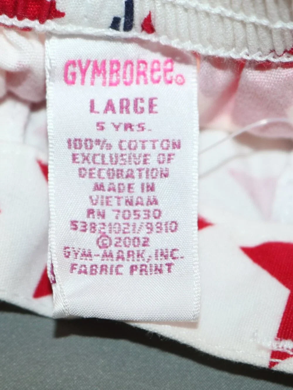 Gymboree Large 5-year patriotic stars shorts NWT adorable